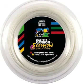 Struna na výplet tenisové rakety Tenisový výplet Weiss Cannon Scorpion (200 m) (1.33 mm)