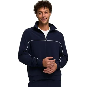 Pánská mikina Pánská tenisová mikina Wilson Team Woven Colorblock - classic navy Modrý (L)