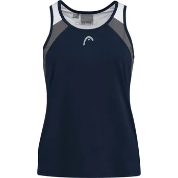 Dámský tenisový top Head Club 22 Tank Top W - dark blue Modrý, Vícebarevný (XS)