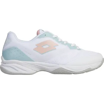Dámské tenisky Dámská obuv Lotto Mirage 400 ALR - all white/peach melba/surf spray green Bílý (41)