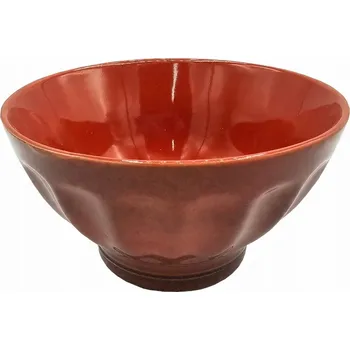 Miseczka miska ceramiczna 400 ml červená, ručně malovaná