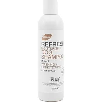 Kosmetika pro psa Henry Wag Refresh psí šampon 2v1 Kokos hydratační 250 ml