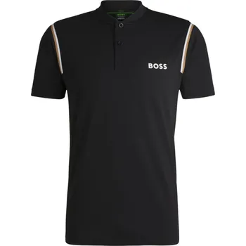 Pánské tričko Pánské tenisové polo tričko BOSS Pariq MB Černý (S)