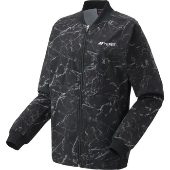 Dámská mikina Dámská tenisová mikina Yonex Club Warm-up Jacket - black Černý (XS)
