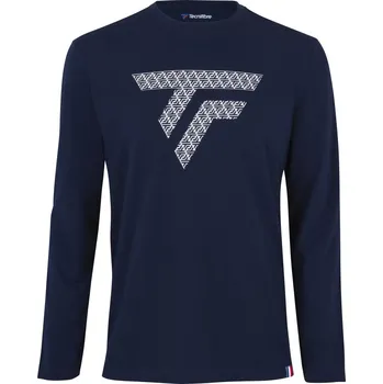 Pánské tričko Pánské tenisové tričko Tecnifibre Training Tee Longsleeves - marine Modrý (XS)