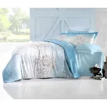 Faro Francouzské saténové povlečení Valentini Ilma modré 220x200cm/70x80cm
