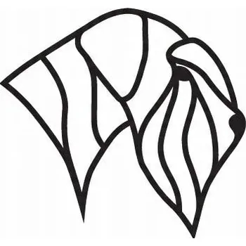 Obraz Nástěnná dekorace Kynologický obraz Šnaucer - nástěnná dekorace, vyřezávaný obraz