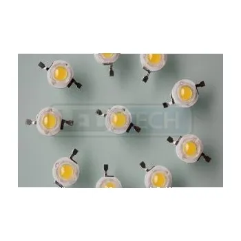 Polovodič Kulatá LED dioda 1W výkonová ŽLUTÁ 595nm