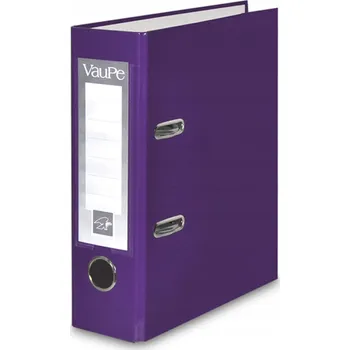 Pořadač A5 Vau-Pe na dokumenty, kancelářský pořadač s pákou, fialový kancelářský organizér