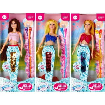 Panenka MOŘSKÁ PANNA PANENKA pro holčičky 30 cm MEGA CREATIVE velká PANENKA hračka