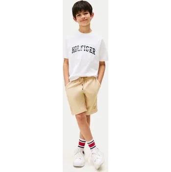Tommy Hilfiger T-Shirt KB0KB09726 Bílá Regular Fit 4Y