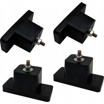 Gumová antivibrační podložka pod klimatizaci, čerpadlo, nožičky 4 ks