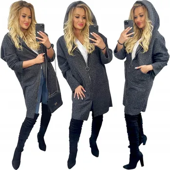 Dámský svetr Soprato dámský svetr vícebarevný oversize ke kolenům, univerzální velikost