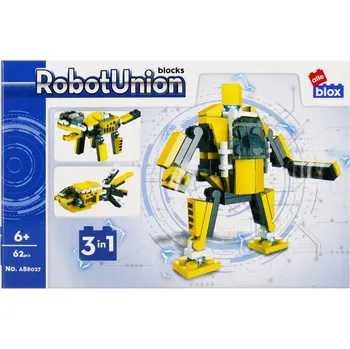 ostatní stavebnice Stavební Stavebnice 62 prvků Alleblox Robot 49