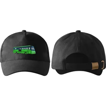 Kšiltovka kšiltovka s autobusem SOR C černá (kšiltovka , pokrývka hlavy , dopravní technika)