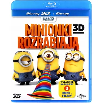Blu-ray film Minionki Rozrabiają 3D Blu-ray disk