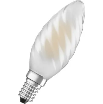 Žárovka LED žárovka E14 OSRAM 3,4 (40W) neutrální bílá (4000K) stmívatelná vroubkovaná svíčka