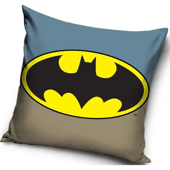 Dekorativní polštářek Carobotex Dětský polštářek Batman Logo