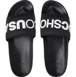 dc Pánské pantofle slide black/white - bkw