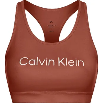 Kalhotky Podprsenky Calvin Klein Medium Support Sports - russet Hnědý (XS)