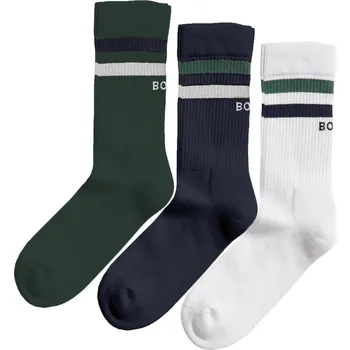 Pánské ponožky Ponožky Björn Borg Ankle Crew Sock BB Double Stripe Vícebarevný (36-40)