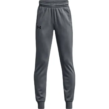 Chlapecké oblečení Chlapecké tepláky Under Armour Boys' Armour Fleece Joggers - pitch grey/black Šedý (L)