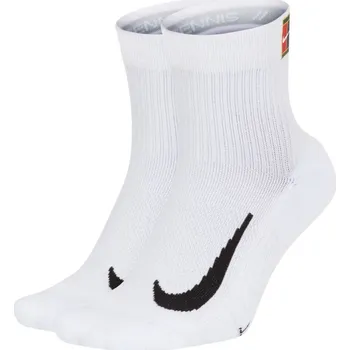 Pánské ponožky Ponožky Nike Multiplier Max Ankle 2P Bílý (34-38)