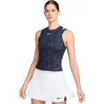 Dámský tenisový top Nike Court Dri-Fit Slam RG Tank Top - obsidian/white Modrý (XL)