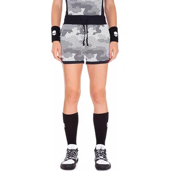 Dámské kraťasy Dámské tenisové kraťasy Hydrogen Women Tech Camo Shorts - white camouflage Vícebarevný (S)
