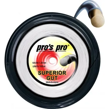 Struna na výplet tenisové rakety Tenisový výplet Pro's Pro Superior Gut (100 m) (1.30 mm)