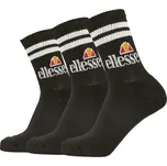 Ponožky Ellesse Pullo Sock 3P - black Černý (47-49)