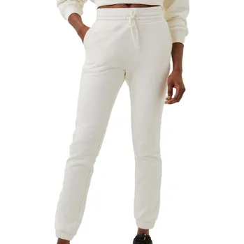 Dámské tenisové tepláky Björn Borg Stockholm Elastic W - egret Bílý (M)