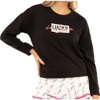 Dámská mikina Dámská tenisová mikina Lucky in Love Core Signature Lucky In Love Pullover - black Černý (XS)