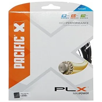 Struna na výplet tenisové rakety Tenisový výplet Pacific PLX (12,2 m) - black Černý (1.24 mm)