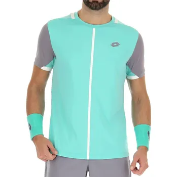 Pánské tričko Pánské tričko Lotto Top IV Tee - green 929c/quicksilver Zelený (S)