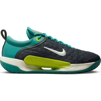 Pánské tenisky Pánská obuv Nike Zoom Court NXT HC - mineral teal/sail-gridiron petrole mineral/voile Šedý, Vícebarevný, Tyrkysový (47)