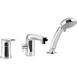 AQUALINE - LOTTA tříprvková baterie na okraj vany, chrom LT984