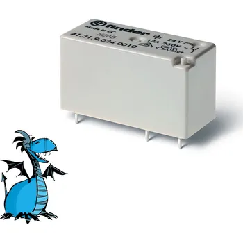 Relé FINDER Relé 41.31.9.024.0010, 1P/12A, 24V DC 413190240010