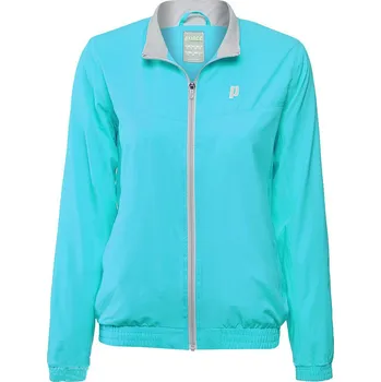 Dámská mikina Dámská tenisová mikina Prince Full Zip Warm-Up - azure Modrý (XS)