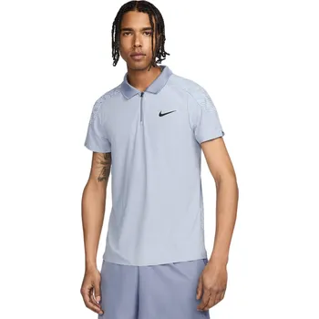 Pánské tričko Pánské tenisové polo tričko Nike Dri-Fit Adventage Slam RG - light armory blue/ashen slate/black Modrý (S)