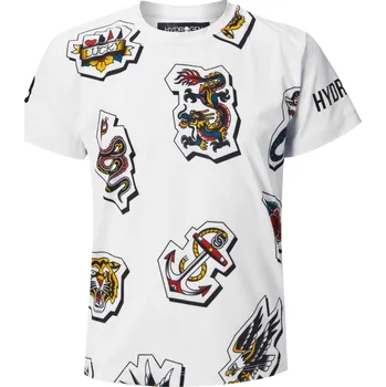 Chlapecká trička Hydrogen Tattoo Tech Tee Kids - white Bílý (128 cm)
