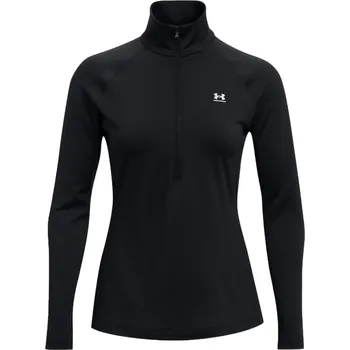 Dámská mikina Dámská tenisová mikina Under Armour Women's ColdGear Authentics 1/4 Zip - black/white Černý (L)