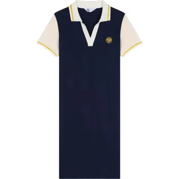 Dámské šaty Dámské tenisové šaty Roland Garros Suzie Robe Polo Shirt Modrý (XS)