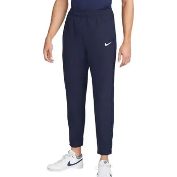 Pánské tenisové tepláky Nike Court Advantage - obsidian/white Modrý (XXL)