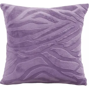 Povlak na dekorativní polštářek Dekorační povlak na polštář SAWANNA, 40x40x15 cm, fialová