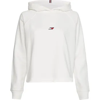 Dámská mikina Dámská tenisová mikina Tommy Hilfiger Relaxed TH Graphic - ecru Bílý (XS)