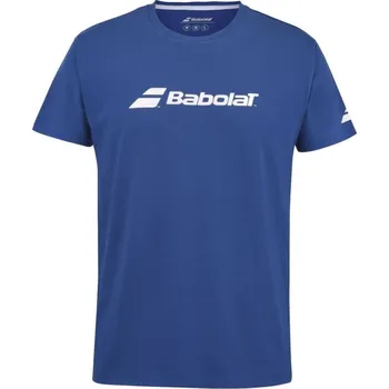 Chlapecké oblečení Chlapecká trička Babolat Exercise Tee Boy Modrý (140 cm)