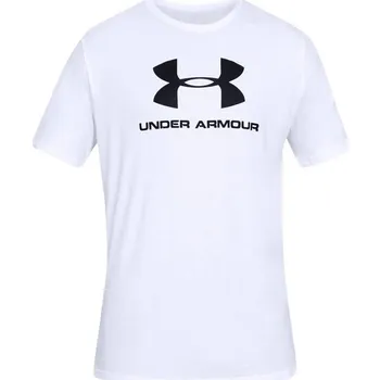 Pánské tričko Pánské tričko Under Armour Sportstyle Logo SS Bílý (XL)