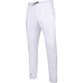 Chlapecké tepláky Babolat Play Junior - white Bílý (164 cm)