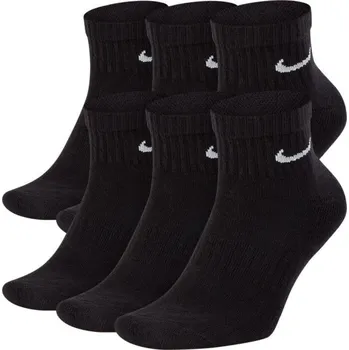 Ponožky Nike Everyday Cotton Cushioned Ankle M 6P Černý (46-50)